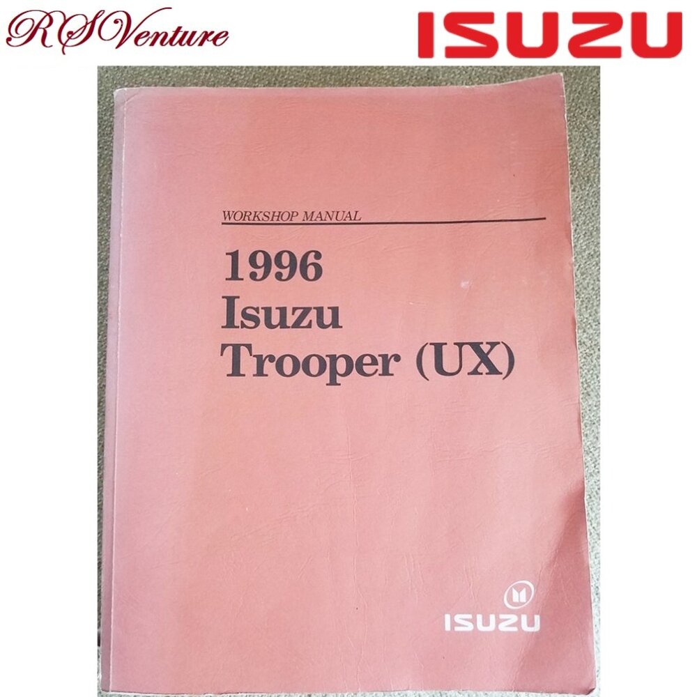 Vintage Factory Original Isuzu Trooper workshop manual